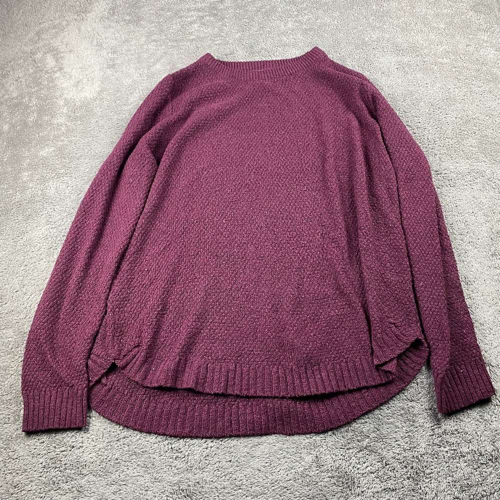 Pink Clover Sweater Womens Medium Berry Pink Long Sleeve